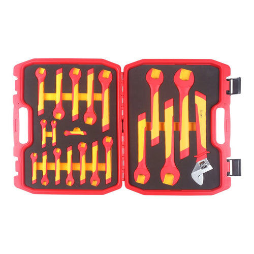 Johnkeans JK-TW-2001 – VDE Insulated Wrench Set, 20 Pcs, 1000V
