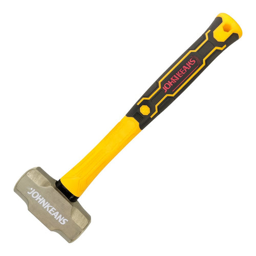 Johnkeans JK-HT-2007 – Non-Sparking Brass Hammer 4 lb, Fiberglass Handle