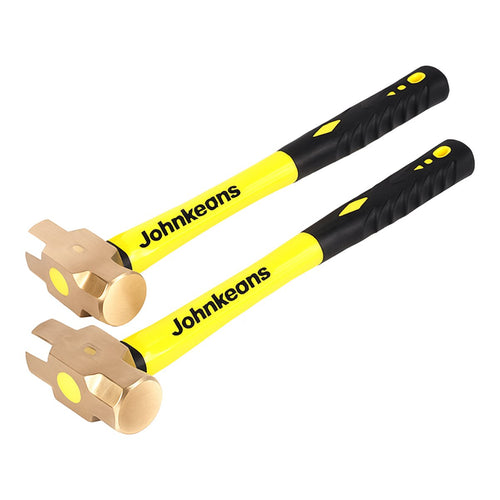 Johnkeans JK-HT-2009 – Non-Sparking Hammer 6 lb, Fiberglass Handle