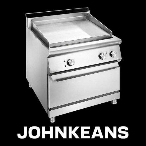Johnkeans JK-GS-2048 – Commercial Griddle with Oven, Stainless Steel