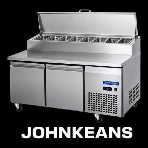 Johnkeans JK-GS-2050 – Refrigerated Prep Table with Topping Rail
