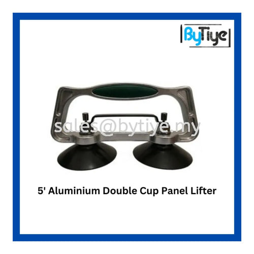 Access Floor Systems DSCPL5 – Heavy Duty Double Suction Cup Panel Lifter – Material Aluminum, Color Aluminum Frame