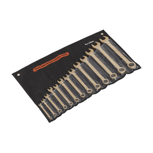Johnkeans JK-TW-2104 – Non-Sparking Combination Spanner Set Contents – 8, 10