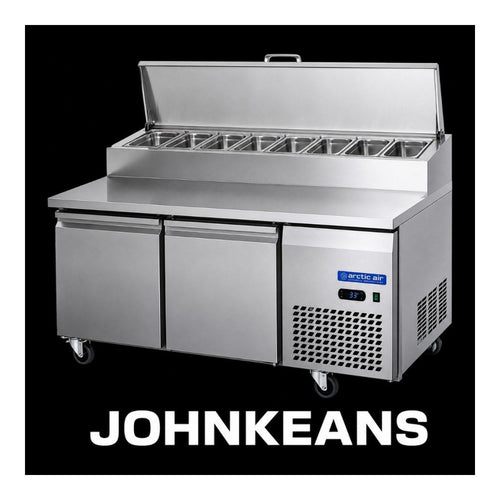 Johnkeans JK-GS-2050 – Refrigerated Prep Table with Topping Rail
