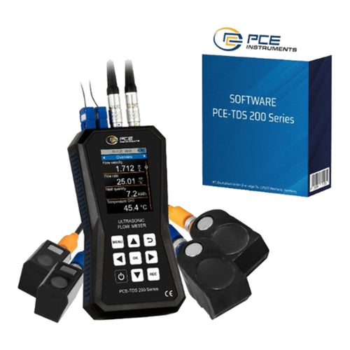 Pce- Instruments – PCE-TDS, Portable Hand-Held Clamp- On Ultrasonic Flowmeter With Transducer. Tool