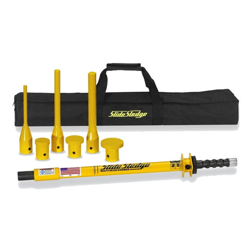 Slide Sledge 211105 – 9 lb Multi-Head Slide Hammer with 6 Pin Drivers