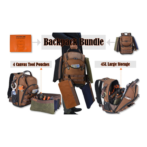 Tool Pouch And Backpack – Including Tool