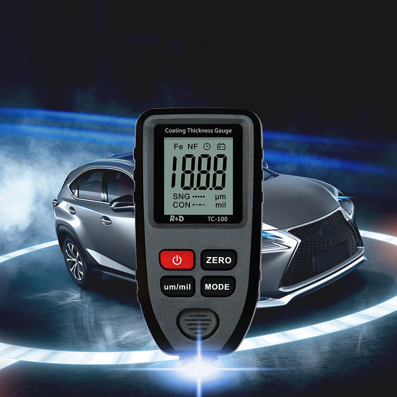 Coating thickness gauge for paint and galvanising