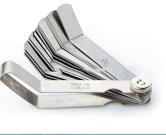 Stainless steel feeler gauge set 0.05-1 mm