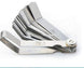 Stainless steel feeler gauge set 0.05-1 mm