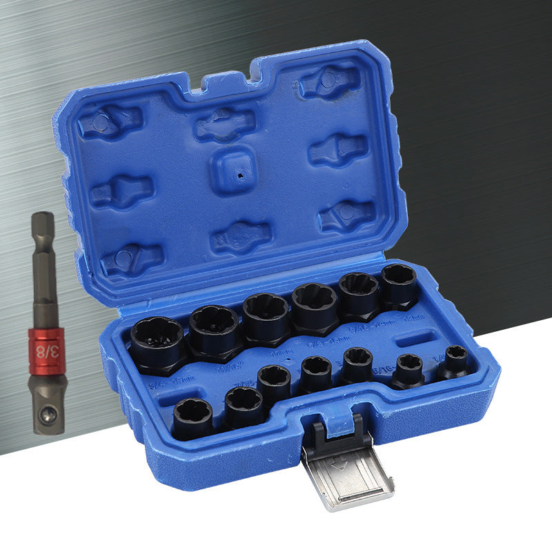 Broken bolt and nut extractor tool