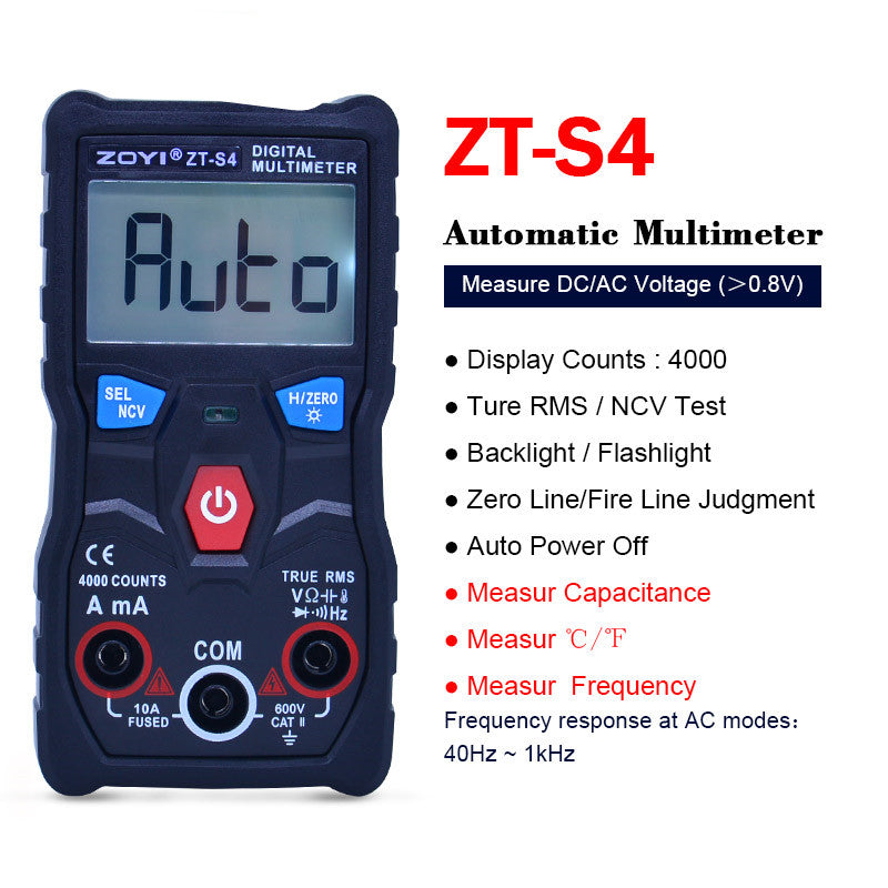 Auto-ranging digital multimeter - view 6