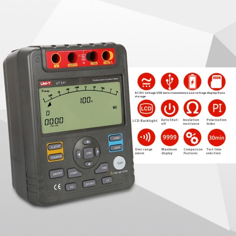 UNI-T UT512 insulation resistance tester 5000 V