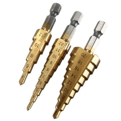 HSS titanium coated drill bit set