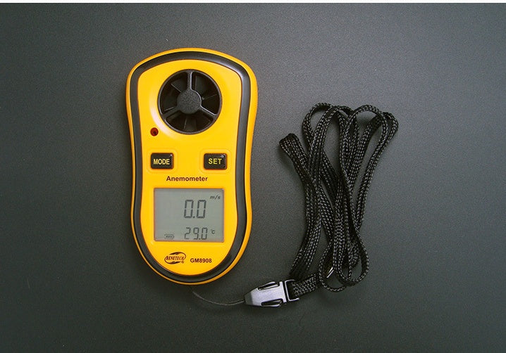 Handheld digital anemometer - view 2