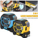 3-in-1 laser tape measure with laser distance meter and 5 m tape
