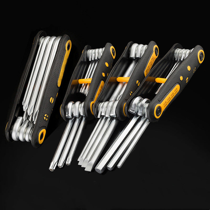 Folding hex and Torx key set
