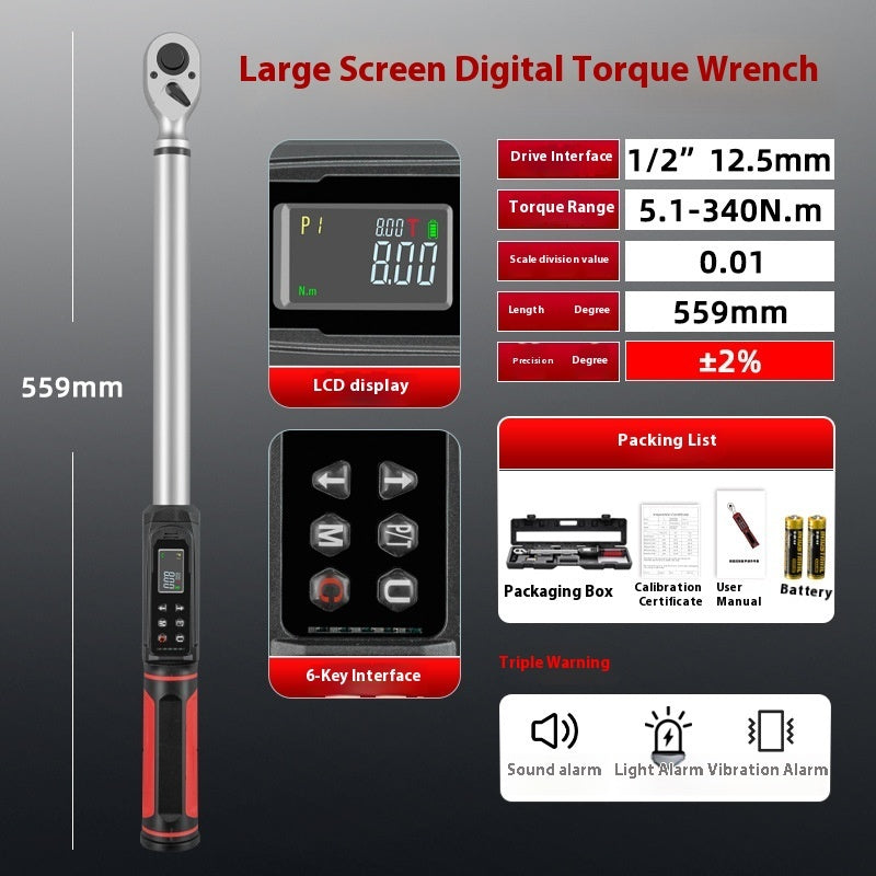 Electronic digital torque wrench - view 7