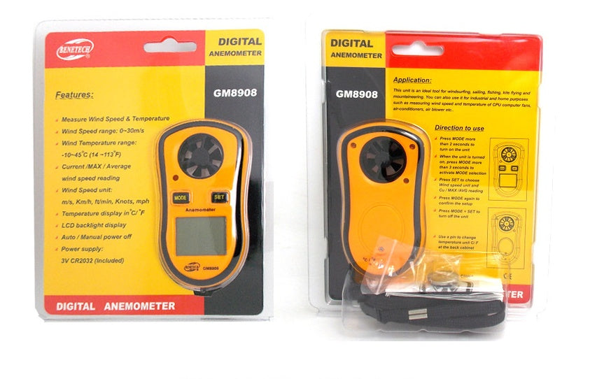 Handheld digital anemometer - view 4
