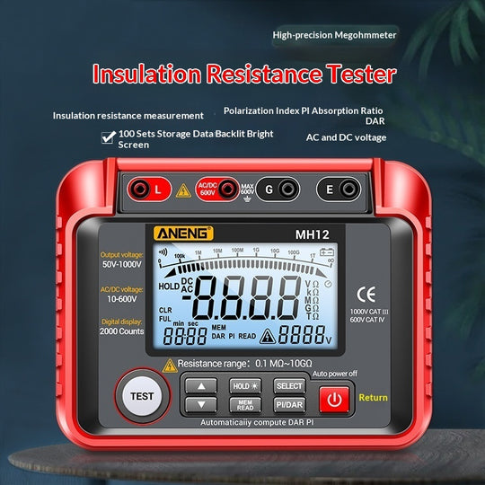 Digital insulation resistance tester