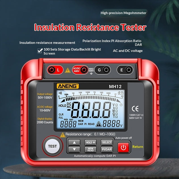 Digital insulation resistance tester