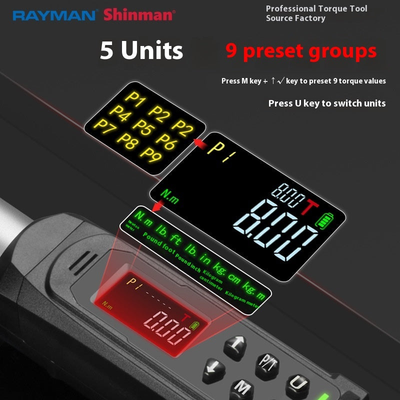 Electronic digital torque wrench - view 5