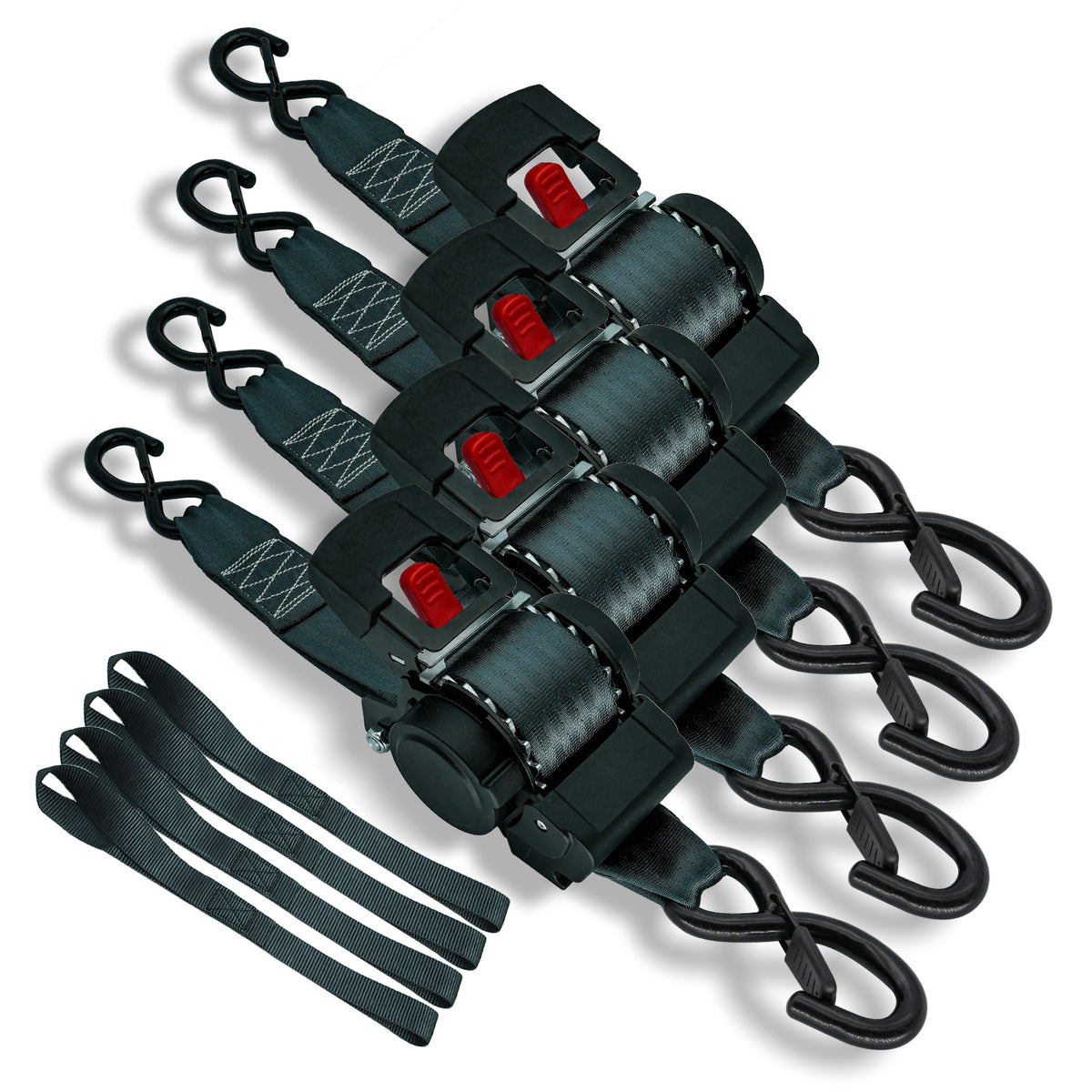 Heavy-duty ratchet tie-down buckle