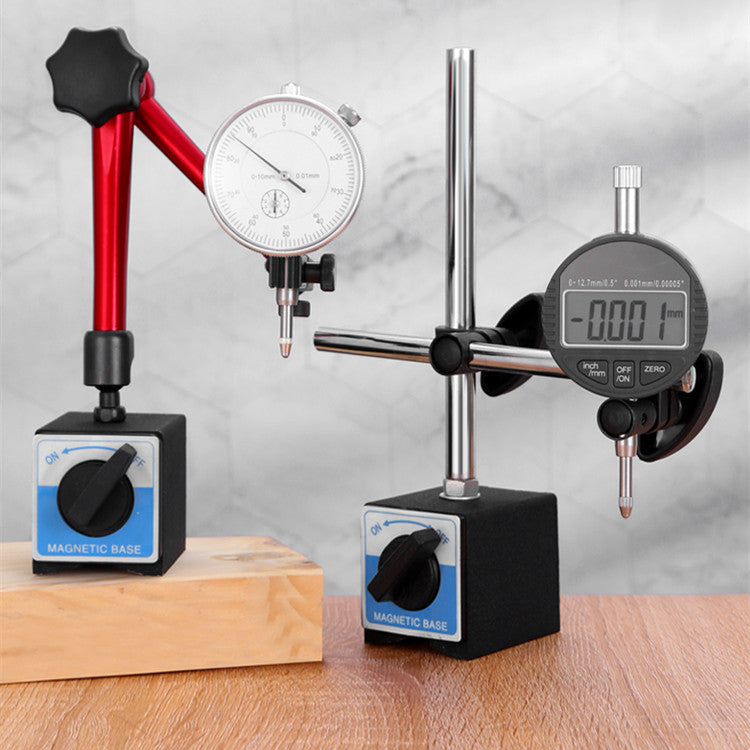 Dial indicator set with magnetic base