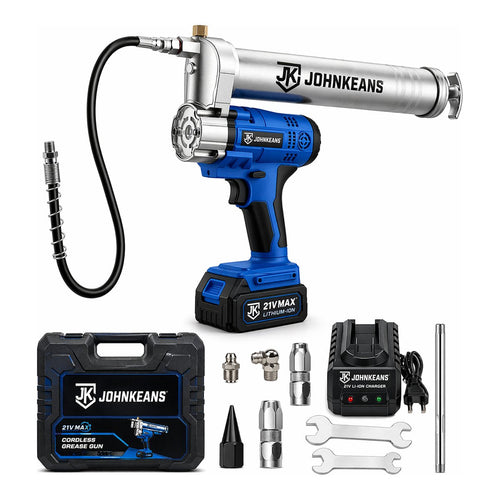 Johnkeans JK-PT-2030 – 20V Cordless Grease Gun Kit 10,000 PSI
