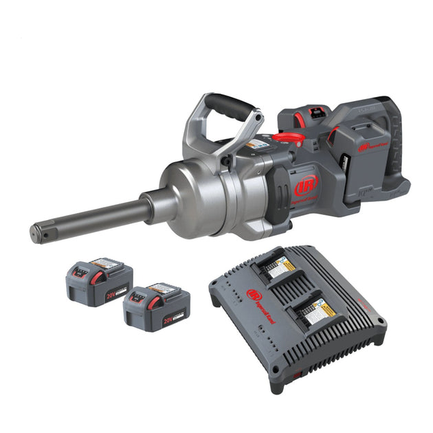 1 Drive Size Long Cordless Impact Wrench 20V – 4 Batteries (5.0) Kit