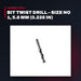 Dormer 103 – Twist Drill Bit, Size No 1, 5.8 mm (0.228 in)