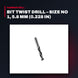 Dormer 103 – Twist Drill Bit, Size No 1, 5.8 mm (0.228 in)