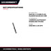 Dormer 103 – Twist Drill Bit, Size No 1, 5.8 mm (0.228 in)