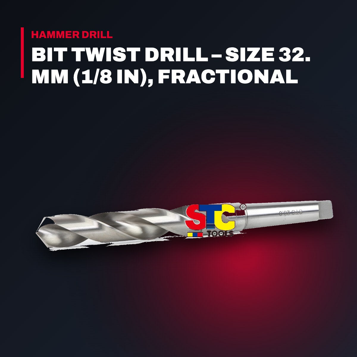 Morse Cutting Tools 10558EDP – Twist Drill Bit, Size 32. mm (1/8 in), Fractional