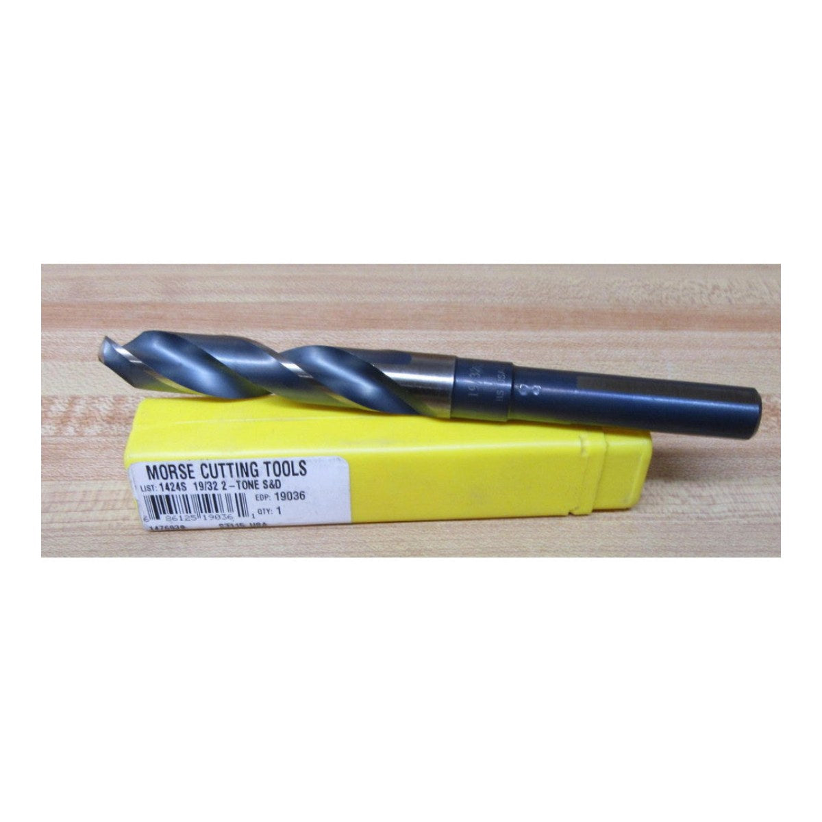 Morse Cutting Tools 10596EDP – Twist Drill Bit, Size 18.3 mm (23/32 in), Fractional