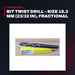 Morse Cutting Tools 10596EDP – Twist Drill Bit, Size 18.3 mm (23/32 in), Fractional