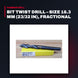 Morse Cutting Tools 10596EDP – Twist Drill Bit, Size 18.3 mm (23/32 in), Fractional