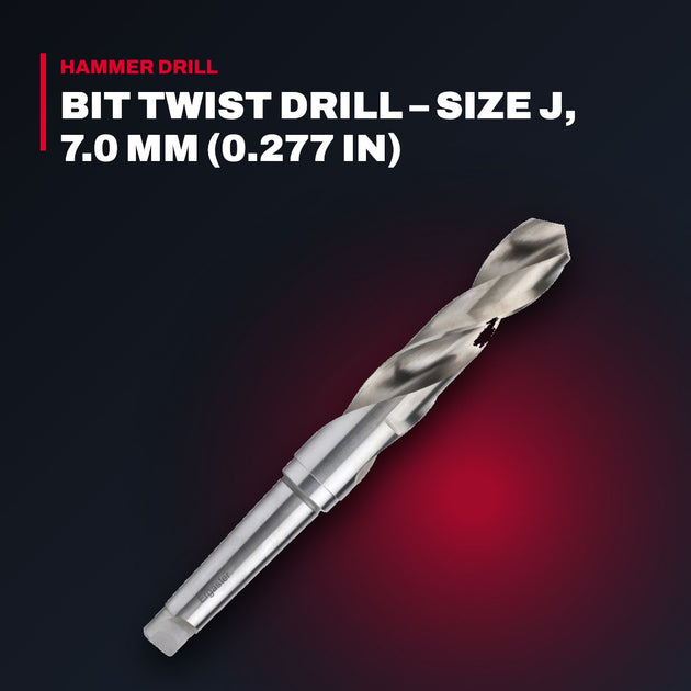 11457Edp Morse Cutting Tools Incorporat 5000737688 – Bit Twist Drill – Size J, 7.0 Mm (0.277 In)