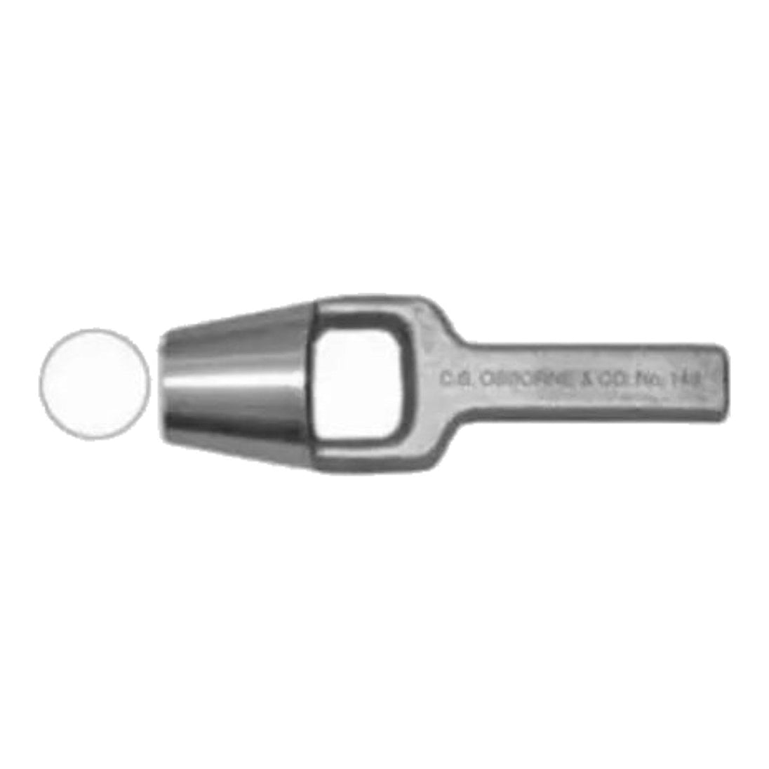 C.S. Osborne – Arch Punch 149, – 1/4 in Hole, Tool Steel