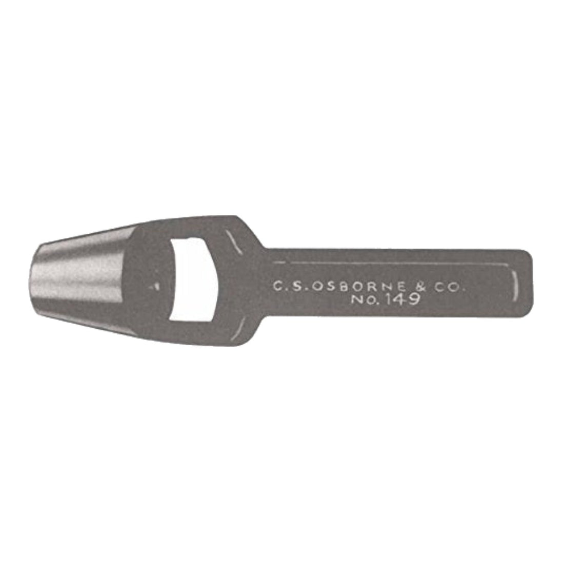 C.S. Osborne 14912 – Arch Punch, 1/2 in Hole, Tool Steel