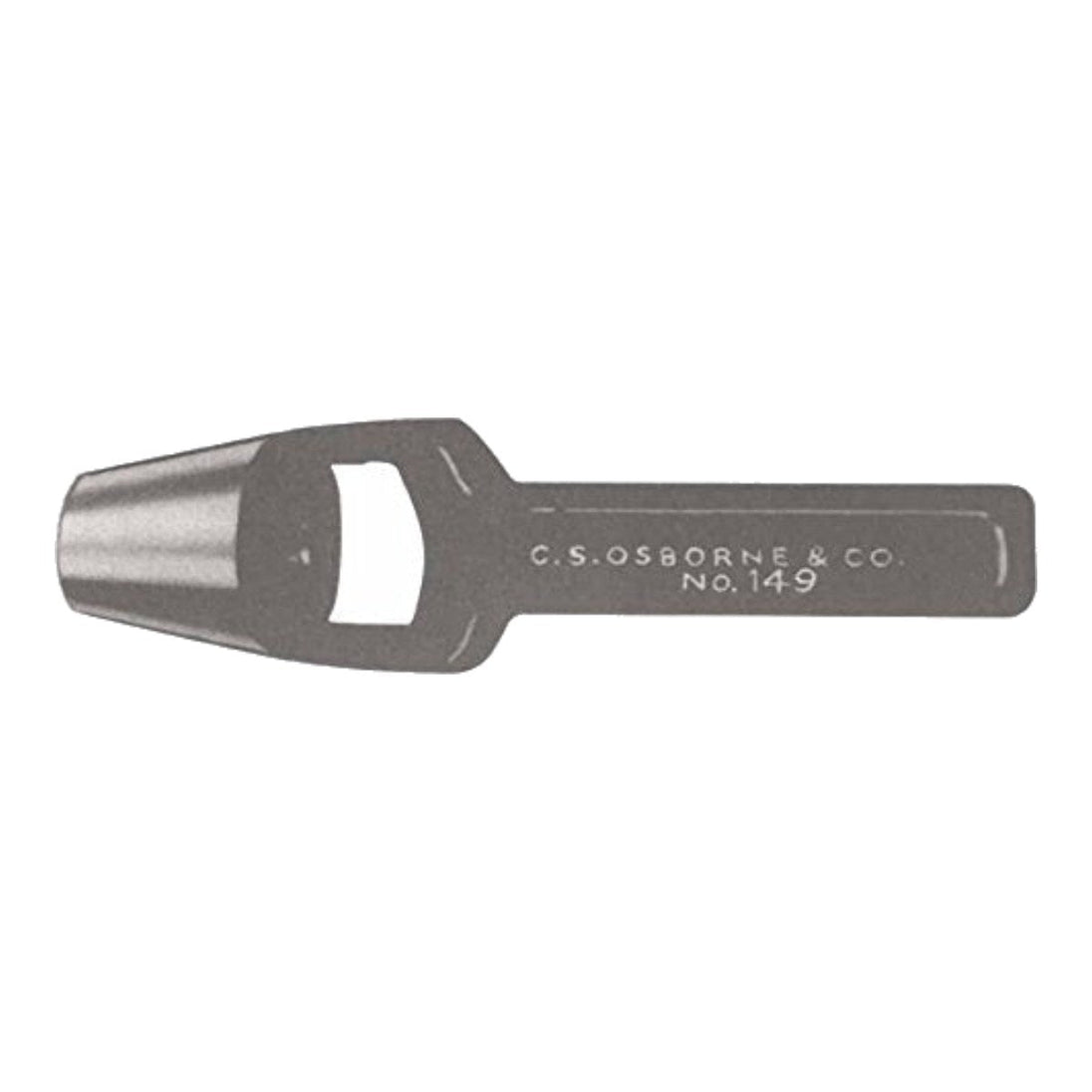 C.S. Osborne – Arch Punch 14912 – 1/2 in Hole, Tool Steel