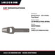 C.S. Osborne 14912 – Arch Punch, 1/2 in Hole, Tool Steel