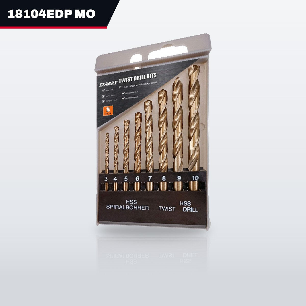 Morse Cutting Tools 18104EDP – Twist Drill Bit, Size A-Z, 5.9-10.5 mm (0.234-0.413)