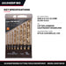 Morse Cutting Tools 18104EDP – Twist Drill Bit, Size A-Z, 5.9-10.5 mm (0.234-0.413)