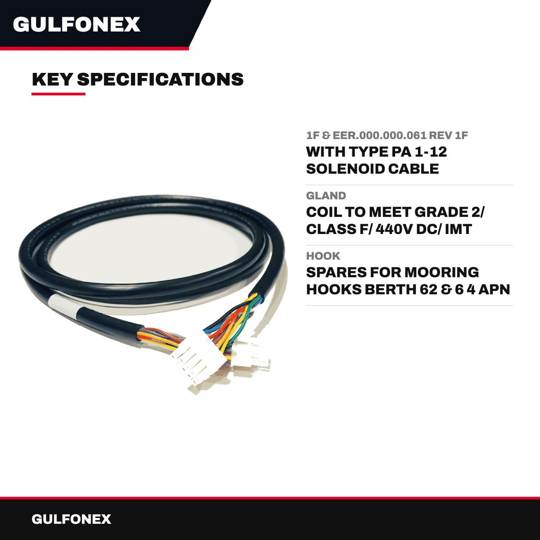 1F & Eer.000.000.061 Rev 1F – With Type Pa 1-12 Solenoid Cable