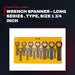 Elora 205A134 – Long Series Spanner Wrench, Size 1 3/4 Inch