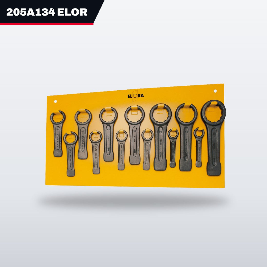Elora 205A134 – Long Series Spanner Wrench, Size 1 3/4 Inch