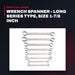 Elora 205A178 – Long Series Spanner Wrench, Size 1-7/8 Inch