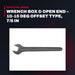 Elora 205AMB – Box & Open End Wrench, 10-15 Deg Offset, 7/8 in