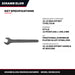 Elora 205AMB – Box & Open End Wrench, 10-15 Deg Offset, 7/8 in